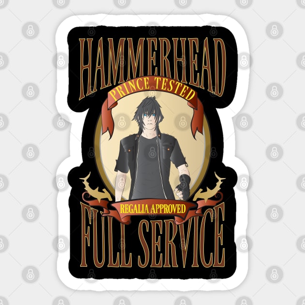 Hammerhead Full Service Sticker by TionneDawnstar